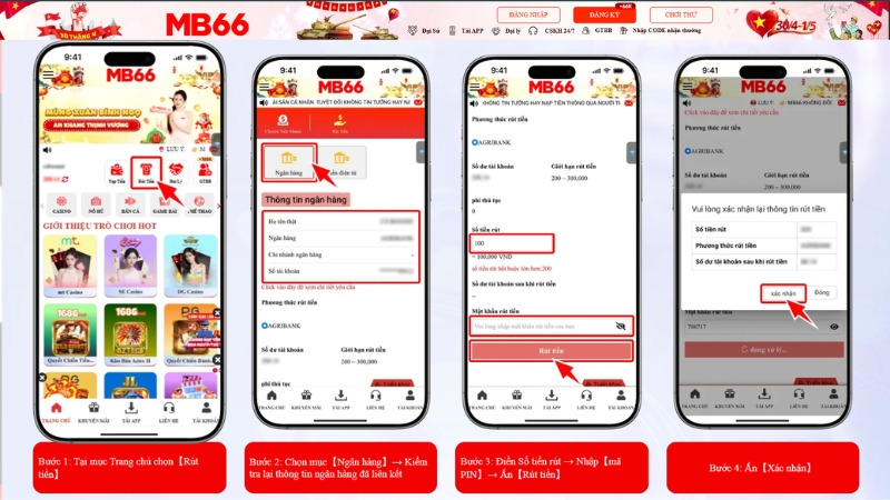 Rút Tiền MB66 Nhanh 2026 – Hướng Dẫn Chi Tiết & An Toàn